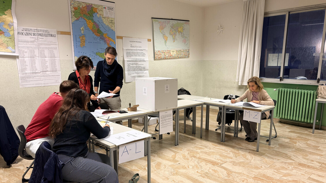 Toscana, si svolgono le elezioni regionali con le urne aperte oggi