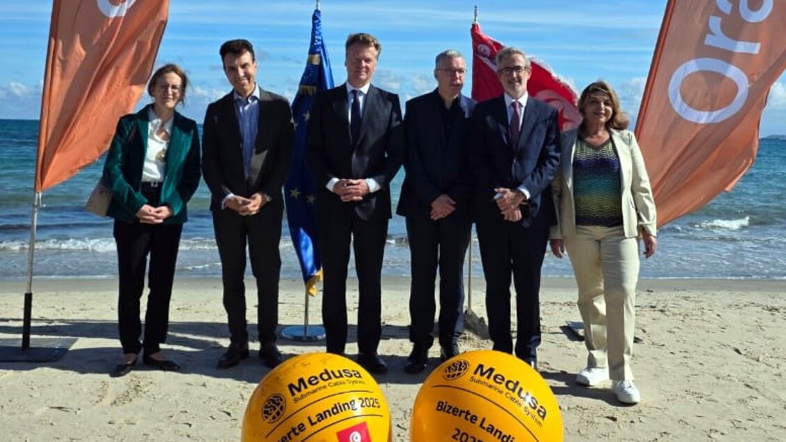 Tunisia: il cavo sottomarino Medusa per fibra ottica arriva a Biserta